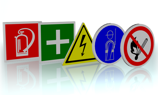Warn- und Hinweisschilder Warn- und Hinweisschilder